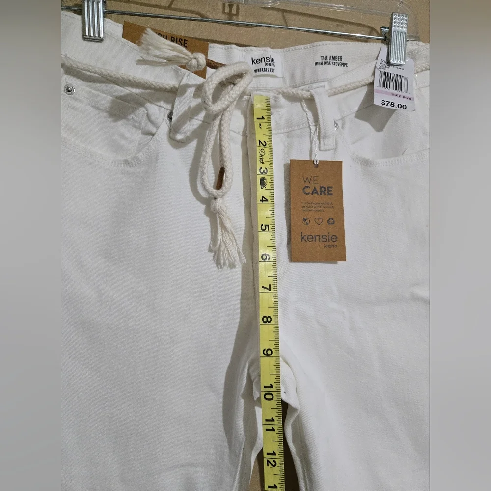 Kensie Crisp White Women's Jeans - Picture 8 of 9
